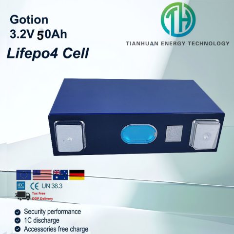 REPT 3,2 V 50 Ah LFP Li-Ionen-Batteriezellen mit M6-Bolzen