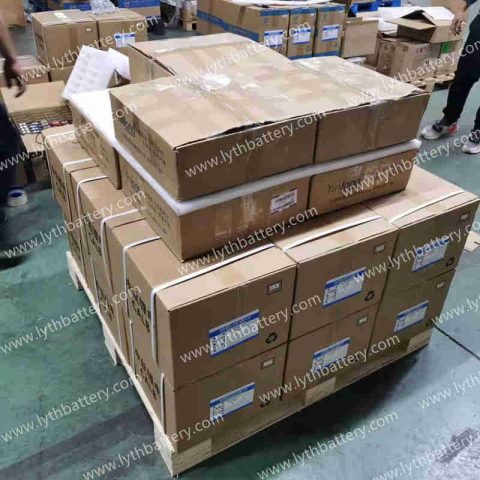Аккумуляторы CALB 100Ah и YinLong 50Ah LiFePO4 для проекта AGV отправлены в Португалию