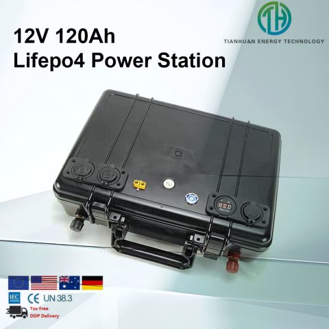 Centrale elettrica portatile / banca / rifornimento, 12V 1.54kwh 120ah, Utilizzo all'aperto