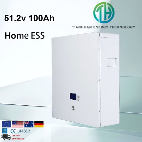 51.2Sistema di accumulo energetico domestico da parete V 100Ah