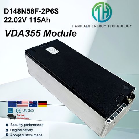 Módulos de batería NMC del uso VDA355 2P6S-58Ah de EV
