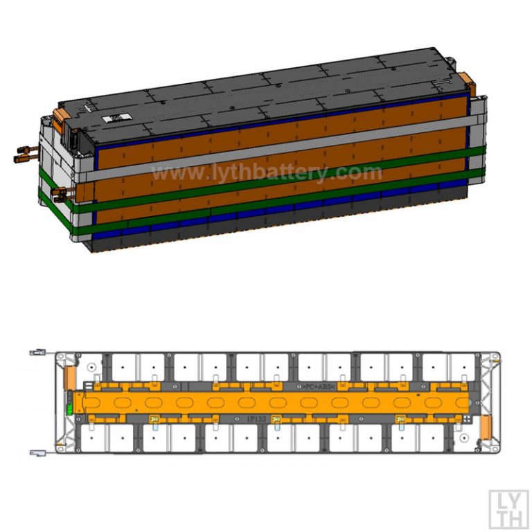 10Module de batterie kwh LFP 1P16S/1P13S 230ah pour ev/ess