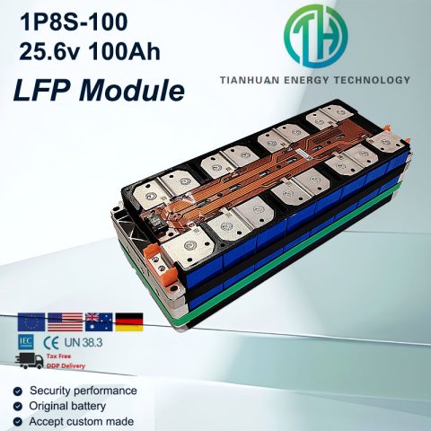 25.6v Batterie Ccs Module Lfp 100Ah 1P8S Batterie Lithium-ion Lifepo4