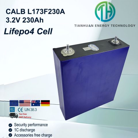 Prismatische Li-Ion CALB LiFePO4-Batteriezellen L173F230 3,2 V 230 Ah-Batterien