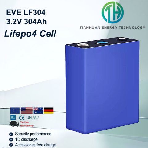 Batteria Eve Li Ion 304ah Lifepo4 Grado A Lf304 3.2v