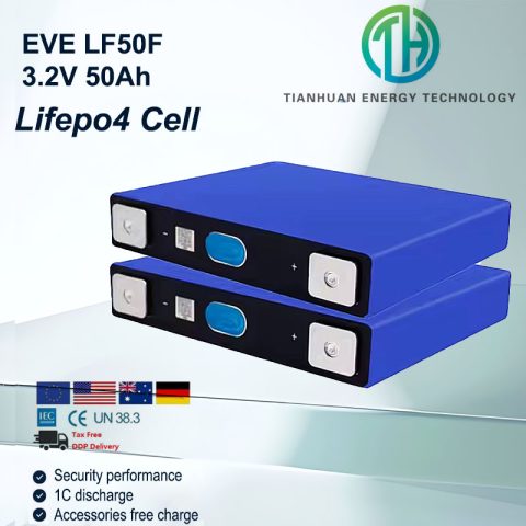 Celle della batteria ricaricabili prismatiche Eve 3.2v 50ah Lf50f Lifepo4