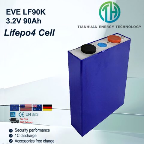 Cella batteria EVE LF90k LFP 3.2V 90Ah LiFePO4