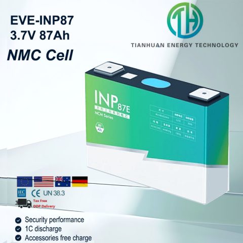 EVE INP87E 3.7V 87Ah fosfato de litio (NMC) celda de batería