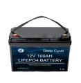 12Batteria al litio V 100Ah LiFePO4 per motore da traina da campeggio marino fuori rete