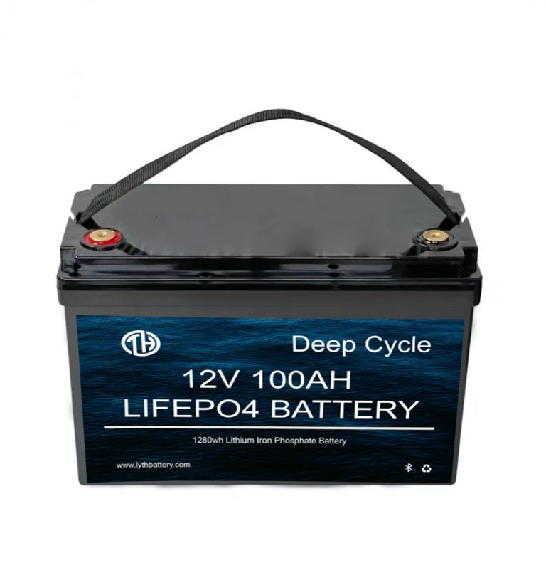 12Batteria al litio V 100Ah LiFePO4 per motore da traina da campeggio marino fuori rete