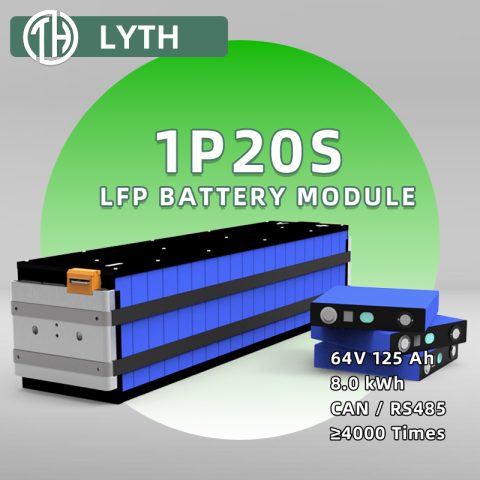 LYTH открывает высокопроизводительный модуль батареи 1P20S 125AH для хранения энергии и применения EV
