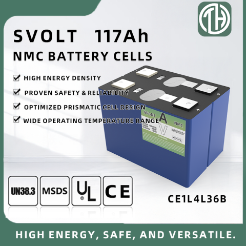 Celdas NMC SVOLT CE1L4L36B 3.7V 117Ah
