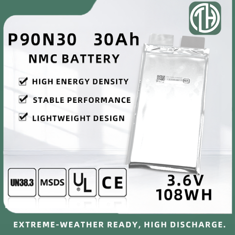 Celda de bolsa NCM de alta densidad de energía CALB P90N30 3.6V 30Ah