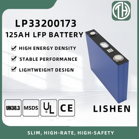 Lishen LP33200173-125Ah 3,2 V 125 Ah LiFePO4 Batteria prismatica