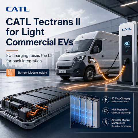 Tectrans II von CATL setzt neue Maßstäbe beim Schnellladen für leichte kommerzielle Elektrofahrzeugbatterien