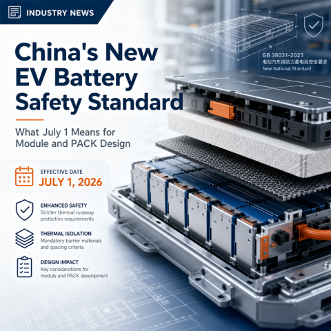 Der chinesische Sicherheitsstandard für Elektrofahrzeugbatterien tritt in Kraft 2026