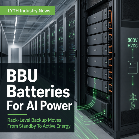 BBU-Batterien für KI-Rechenzentren: Was High-Power-Backup für die PACK-Integration bedeutet