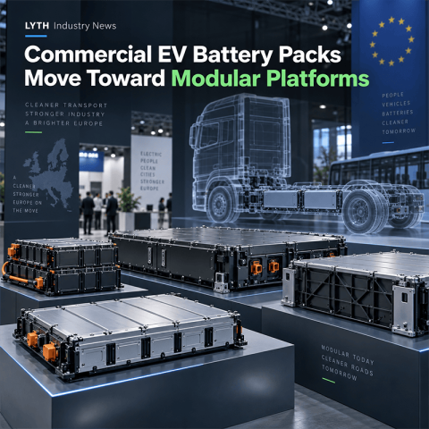 Los paquetes de baterías para vehículos eléctricos comerciales avanzan hacia plataformas modulares