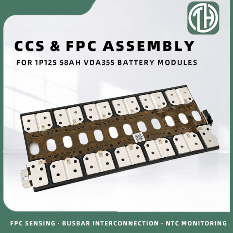 1P12S 58Ah Battery Module CCS Assembly